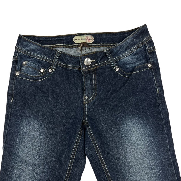 Boom Boom Rhinestones Pockets Jeans Sz: 5 - Picture 1 of 16